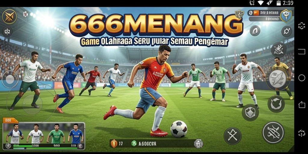 Tampilan gameplay yang menarik dari 666MENANG dengan berbagai olahraga.