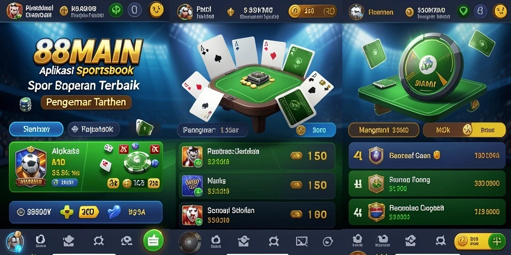 Tampilan screenshot gameplay Sportsbook 88MAIN yang menegangkan.