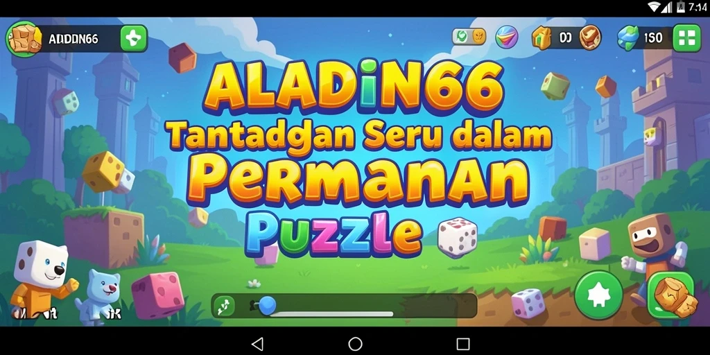 Tampilan gameplay menarik dengan tantangan puzzle yang seru.
