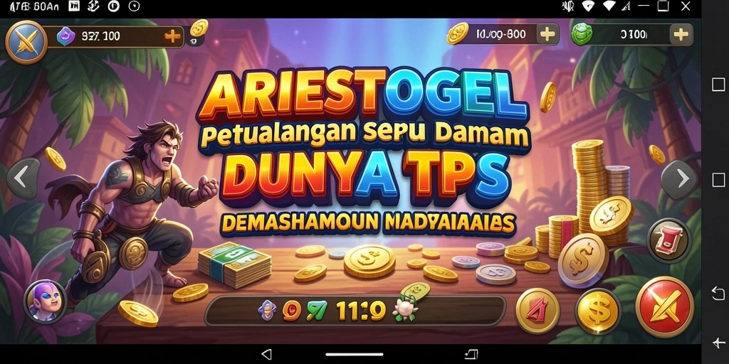 Tampilan gameplay ARIESTOGEL yang penuh aksi dan menegangkan.