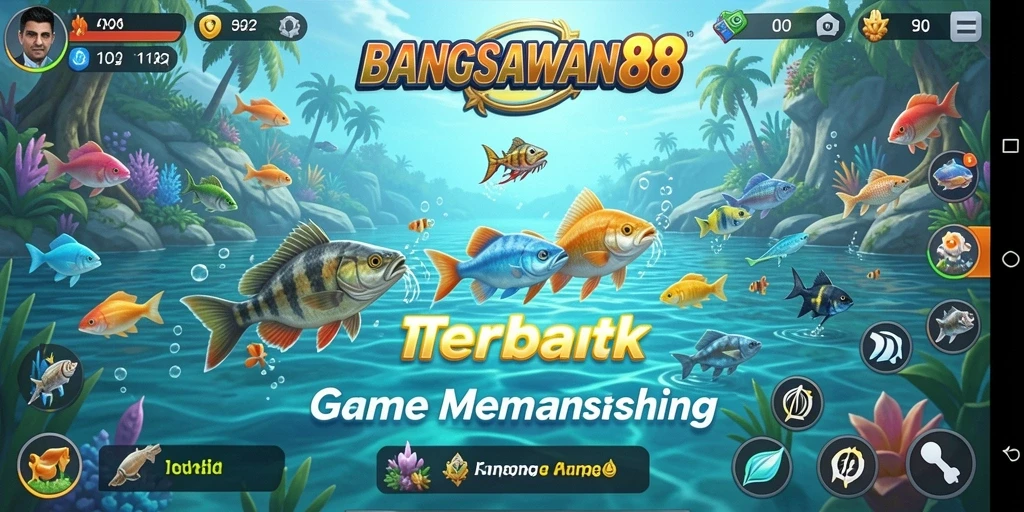 Tampilan permainan BANGSAWAN88 yang menakjubkan dan penuh aksi memancing.