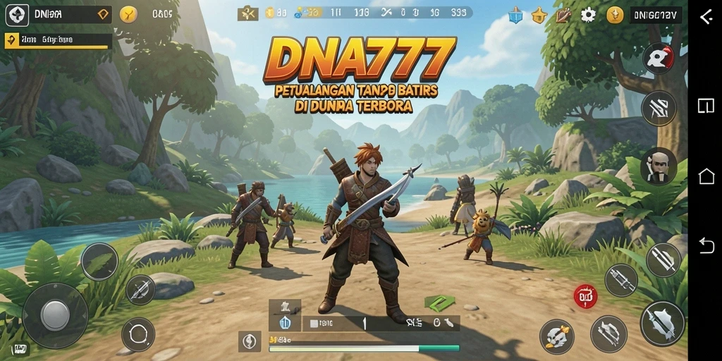 Gameplay menarik di dunia terbuka yang luas di DNA777.