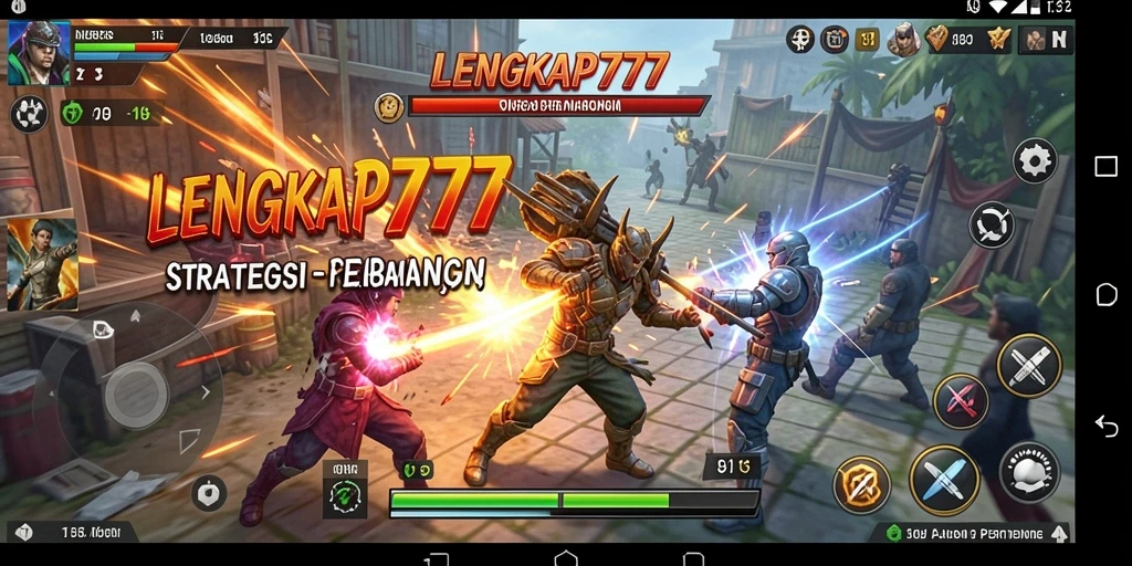 Tangkapan layar menarik dari gameplay LENGKAP777 yang menunjukkan pertempuran strategi.