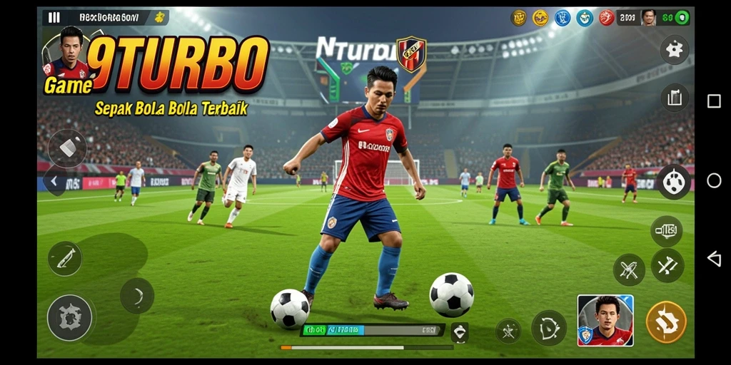 Tampilkan aksi mendebarkan di N9TURBO dengan gameplay sepak bola yang realistis.