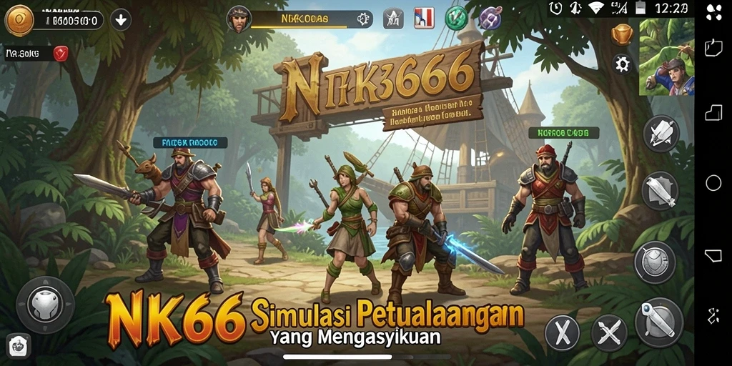 Tampilan gameplay NK666 yang menakjubkan dalam simulasi nyata.