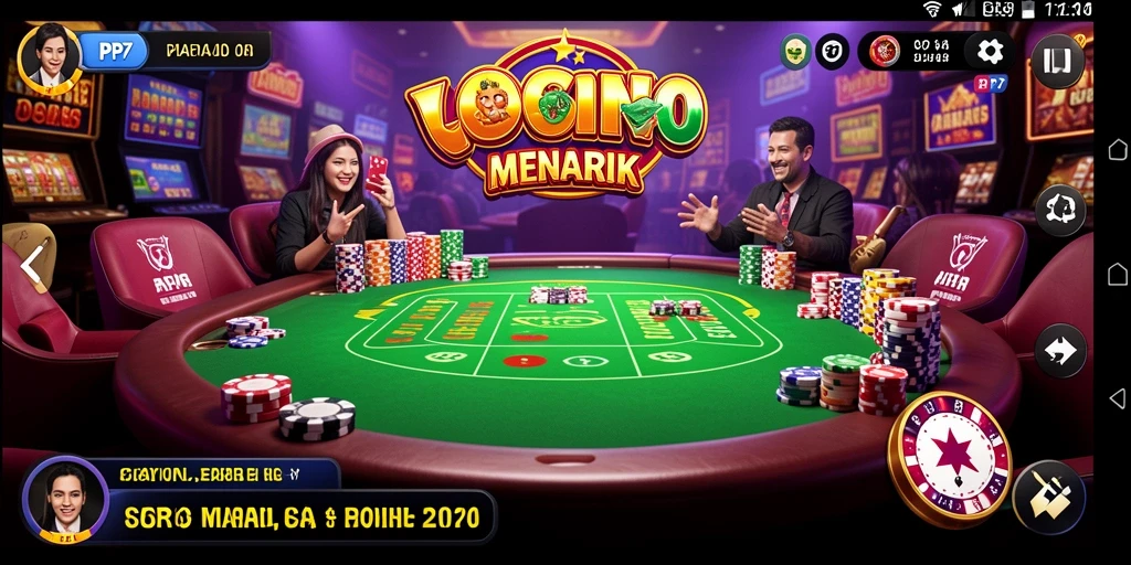 Tampilan gameplay seru PP7 dengan berbagai pilihan permainan Kasino.