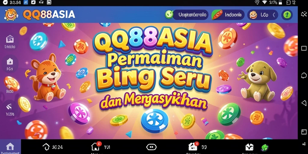 Tangkapan layar gameplay <strong>QQ88ASIA</strong> menampilkan suasana bingo yang menyenangkan.
