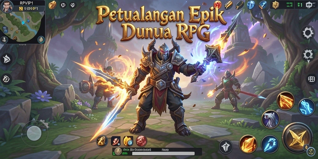 Tampilan gameplay RPVIP1 yang mendebarkan dan penuh aksi.