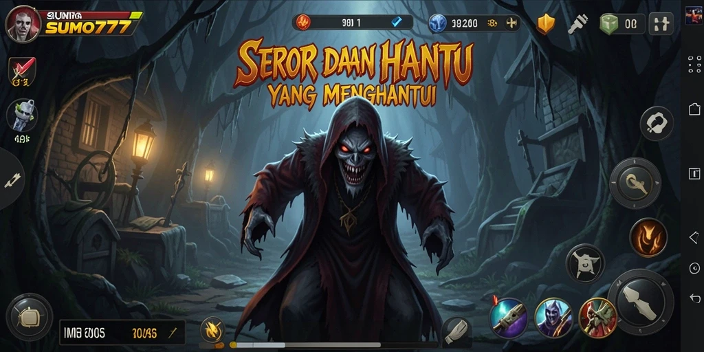 Tampilan gameplay mencekam dari SUMO777 yang penuh teror.